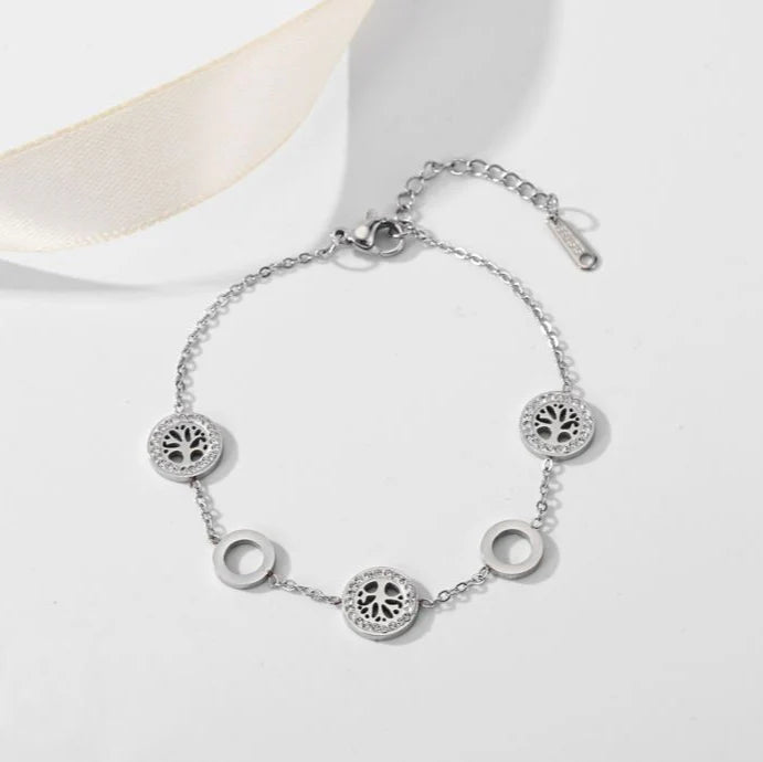 Saheli Stainless Steel Life Of Tree Bracelet