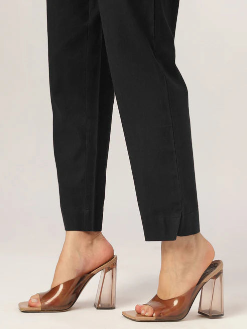 Saheli Women's Black Cotton Solid A-line Co-ord Set