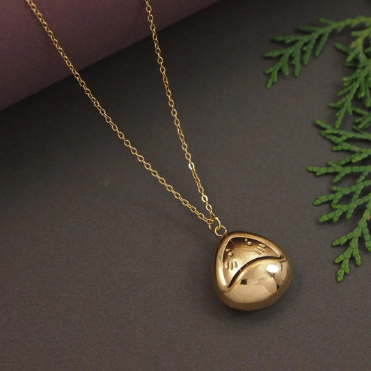 Saheli Stainless Steel Gold Plated Necklace